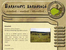 Tablet Screenshot of barakonyitaborok.hu